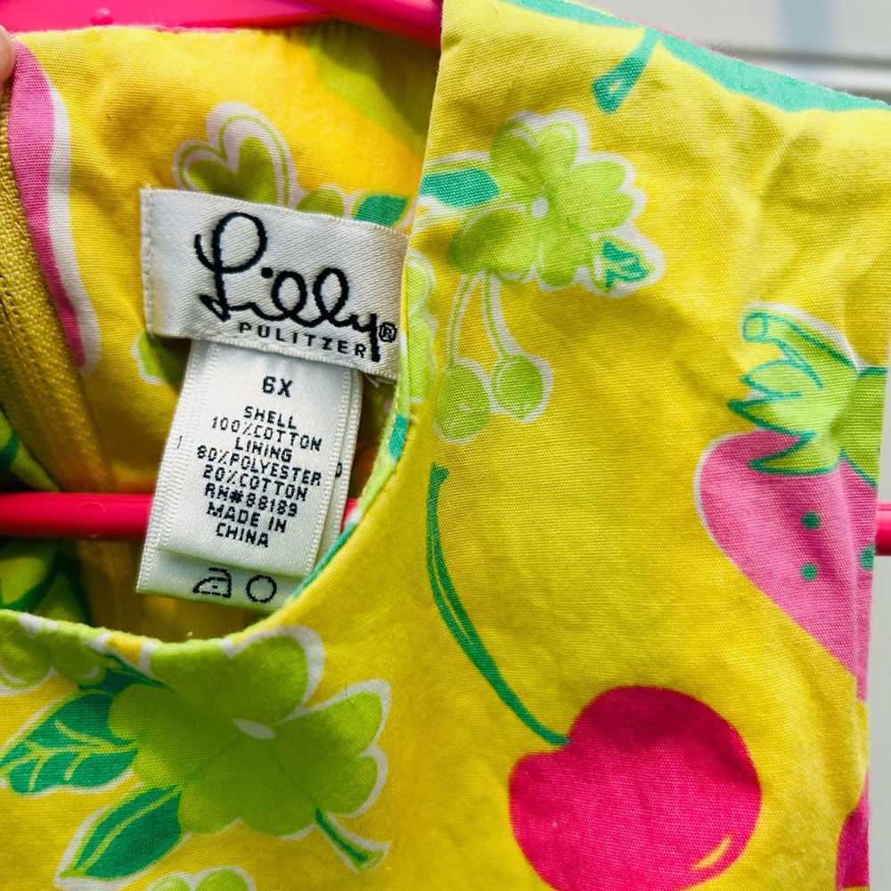 Gorgeous Lilly Pulitzer Yellow and Pink dress.